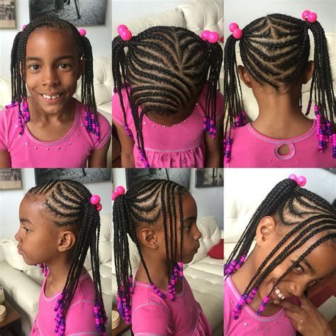 6+ Marvelous Braided Two Ponytail Hairstyles For Black Hair