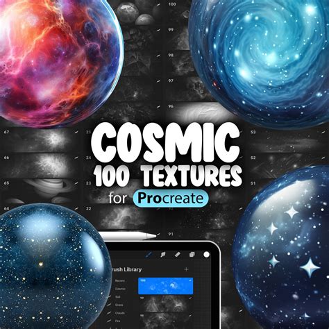 ArtStation - 100 Procreate Space Textures | Procreate Cosmic Textures ...