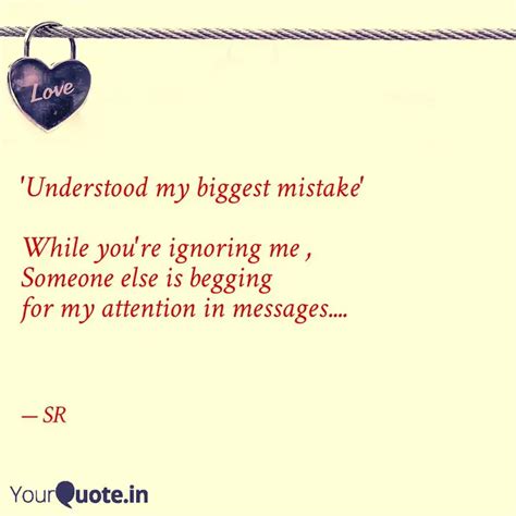 'Understood my biggest m... | Quotes & Writings by Siva Ranjani | YourQuote