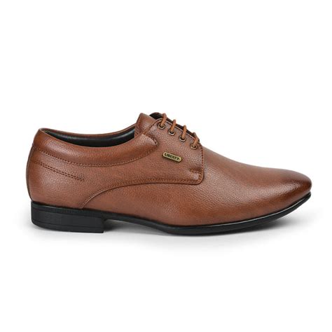 Buy Fortune By Liberty Men HOL-110 Tan Formal Lacing Derby Shoes