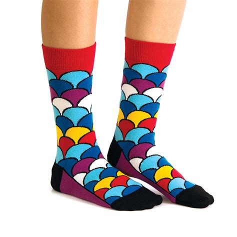 Mid-Calf Sock // Scales // Pack of 3 (Size: 6-9) - Ballonet - Touch of ...