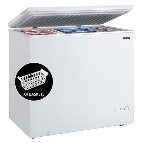 Buy Costway Chest Freezer 7.0 Cu.ft Upright Single Door Refrigerator w ...
