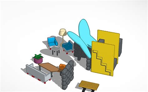 3D design A restaurant | Tinkercad