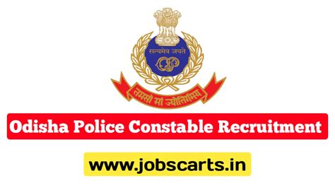 Odisha Police Constable (Communication) Recruitment 2024 ! Apply Online ...