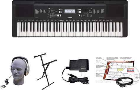 Buy Yamaha PSR-EW310 EPS 76-Key Educational Keyboard Pack with Power ...