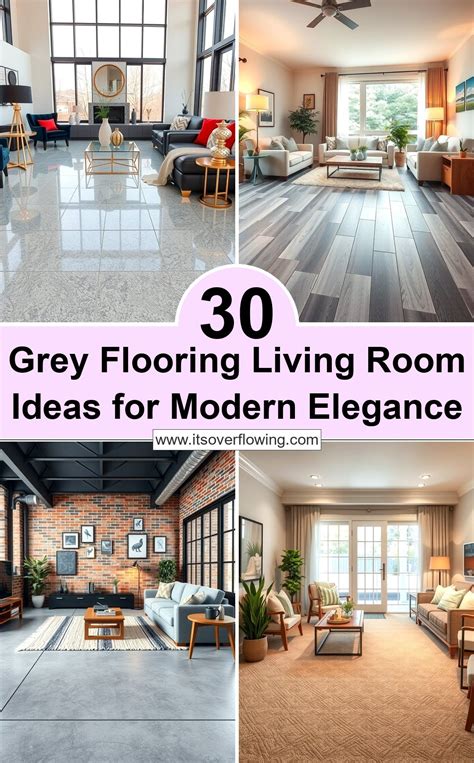 30 Grey Flooring Living Room Ideas for Modern Elegance