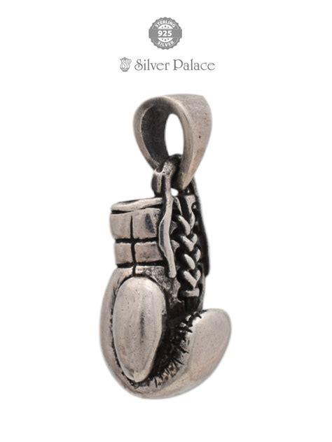 925 Sterling Silver Boxing Gloves Design Pendant Boxing Lovers Unisex ...