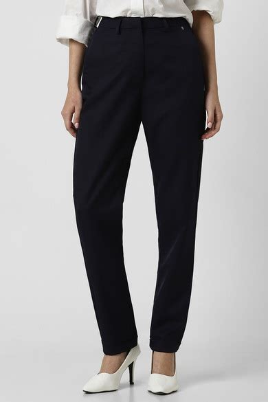 Buy Women Black Solid Formal Regular Fit Trousers Online - 39827496 ...