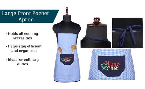 Kuber Industries Kitchen Apron | Apron for Restaurant & Chef ...