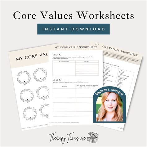 Image result for Identifying Core Values Worksheet