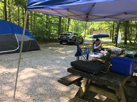 Long weekend finally here! Cave run lake, KY : r/camping