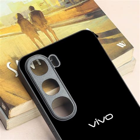 Black metal back case for Vivo Y300 – The Hatke