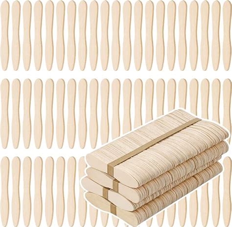 500 Wooden Ice Cream Sample Spoons - Disposable Ice Cream Tasting ...
