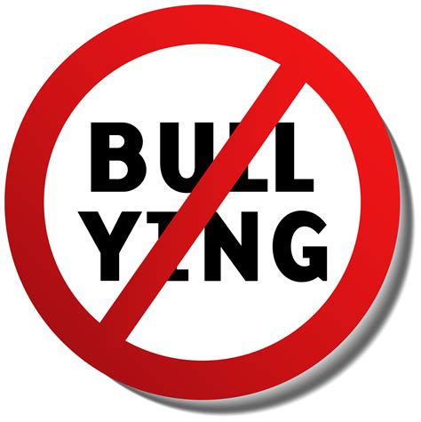 No Bullying Sign