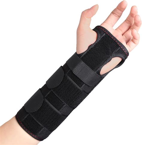 Carpal Tunnel Splint, Wrist Brace for Men&Women, Adjustable Compression Wrist Support for Right ...