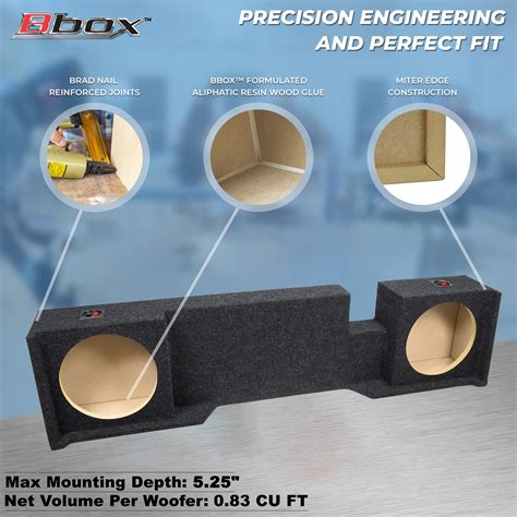 Snapklik.com : Bbox Dual Sealed 10 Inch Subwoofer Enclosure - Accu-Tuned Sealed Subwoofer Boxes ...
