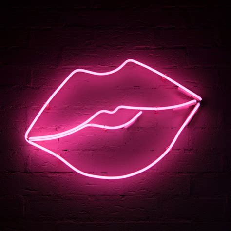 Pink Neon Wallpaper for a Stylish Bedroom