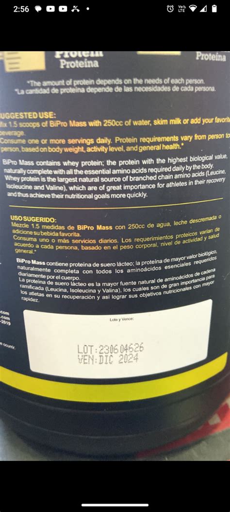 BIPRO MASS vainilla 3 Lb (1368g)