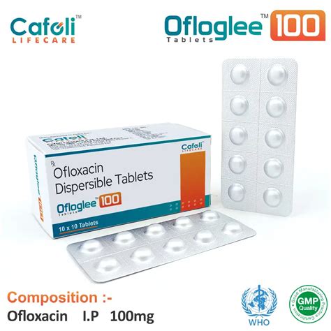 Ofloglee 100 Tablet (Ofloxacin 100mg) | PCD Pharma Franchise