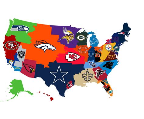 Nfl Fan Map