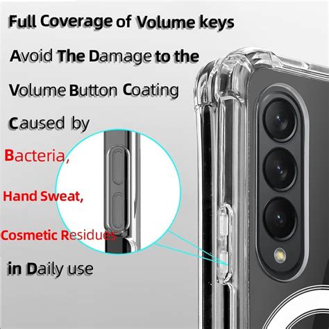 Samsung Galaxy Z Fold 4 Anti-Knock TPU Transparent MagSafe Case – elefcases