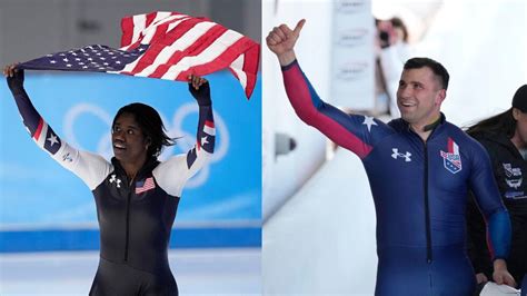Speedskater Erin Jackson, bobsledder Frank Del Duca picked as US flag ...