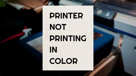 Image result for Printer Color Problems