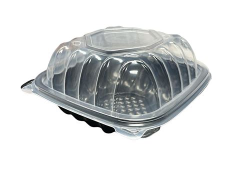 6″ Hinged PP Duo-Colored Plastic Clamshell Container (200pcs) - Eatery ...
