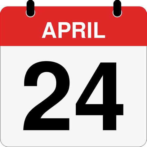 How Many Days Until April 24th? - Inch Calculator