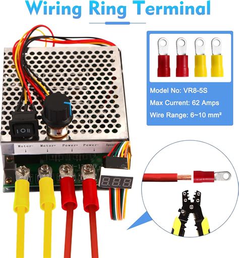 HARMNEE PWM DC Motor Speed Controller, DC 10V-55V / Rated India | Ubuy