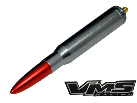 Buy 50 Cal Caliber BULLET ANTENNA in Heavy Gauge Billet Aluminum Stubby ...