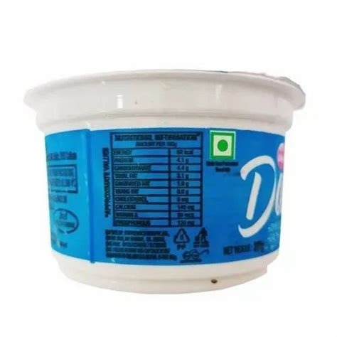 Yogurt Packaging Cup - 100ml Yogurt Plastic Cup With Sleeve ...