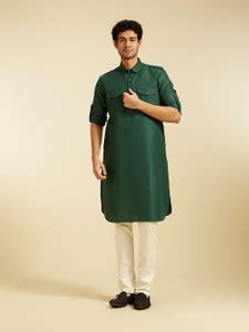 DIWAS by Manyavar Men Solid Straight Kurta - Buy DIWAS by Manyavar Men ...