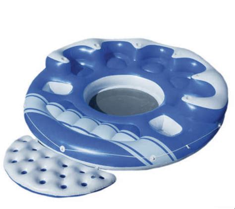 Buy 6 Person Cooler Z Blue Caribbean Floating Island Inflatable in ...