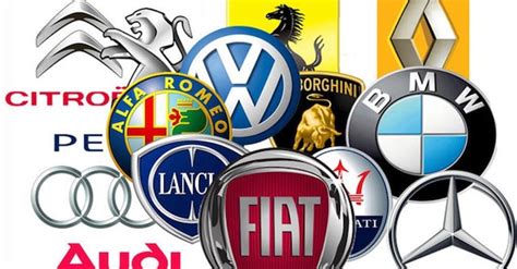 I 15 loghi delle case automobilistiche più significativi introdotti ...