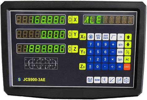 Buy 23 Axis Digital Readout and TTL Precision Linear Glass Scale DRO ...