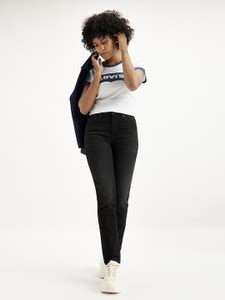 LEVI'S Slim Women Black Jeans - Buy LEVI'S Slim Women Black Jeans ...