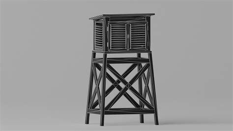 Weather Station Stevenson Screen 3D model | CGTrader