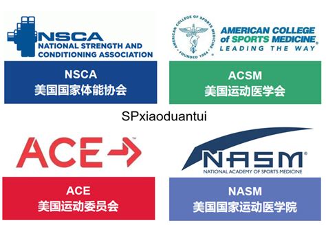 健身国际四大认证ACE 、NSCA 、ACSM 、NASM区别是什么？ - 知乎