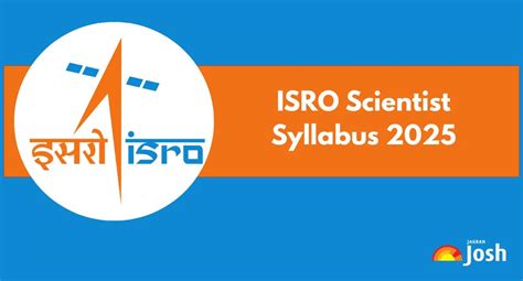 ISRO Scientist Syllabus 2025 and Exam Pattern: Check Detailed Topics ...