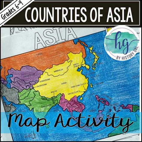 Asia Map Countries 的图像结果