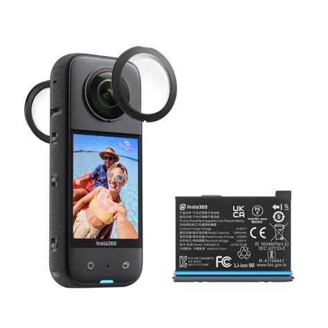 Insta360 One X3 – Waterproof 360 Action Camera + Extra battery and Len