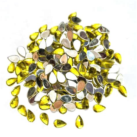 500 PCS PACK DROP ACRYLIC CRYSTAL RHINESTONES IMITAION GEMS FOR COSTUM ...