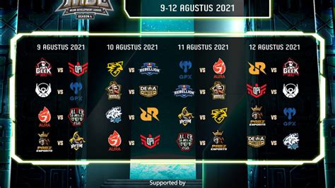 Link Live Streaming MDL Regular Season 4, 12 Agustus 2021 - Vidio Blog