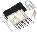 eassycart 15PCS LOCK PICKING SET KIT TOOL WITH TRANSPARENT PRACTICE ...