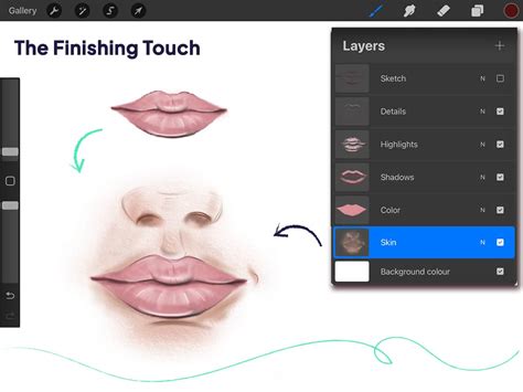 Image result for Drawing Lips Procreate