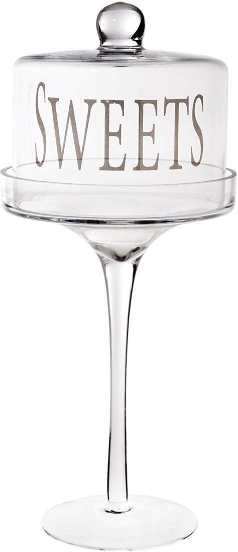 Buy 15-inch Glass Cupcakes & Pastry Stand with Dome ~ Large 'Sweets ...