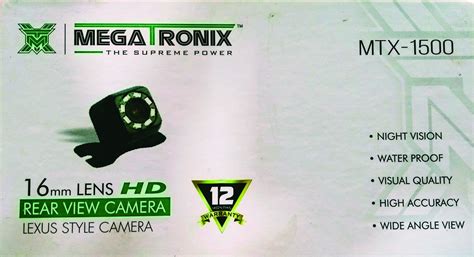 Megatronix MTX-1500 Car Rear View Camera : Amazon.in: Electronics