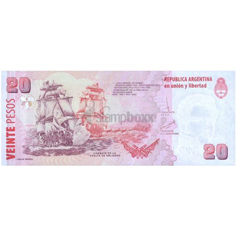 ARGENTINA 20 PESOS 2003 P-355 UNC – Stampboxx