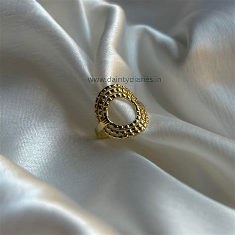 Anti Tarnish Chunky Rings - Adjustable – Dainty Diaries